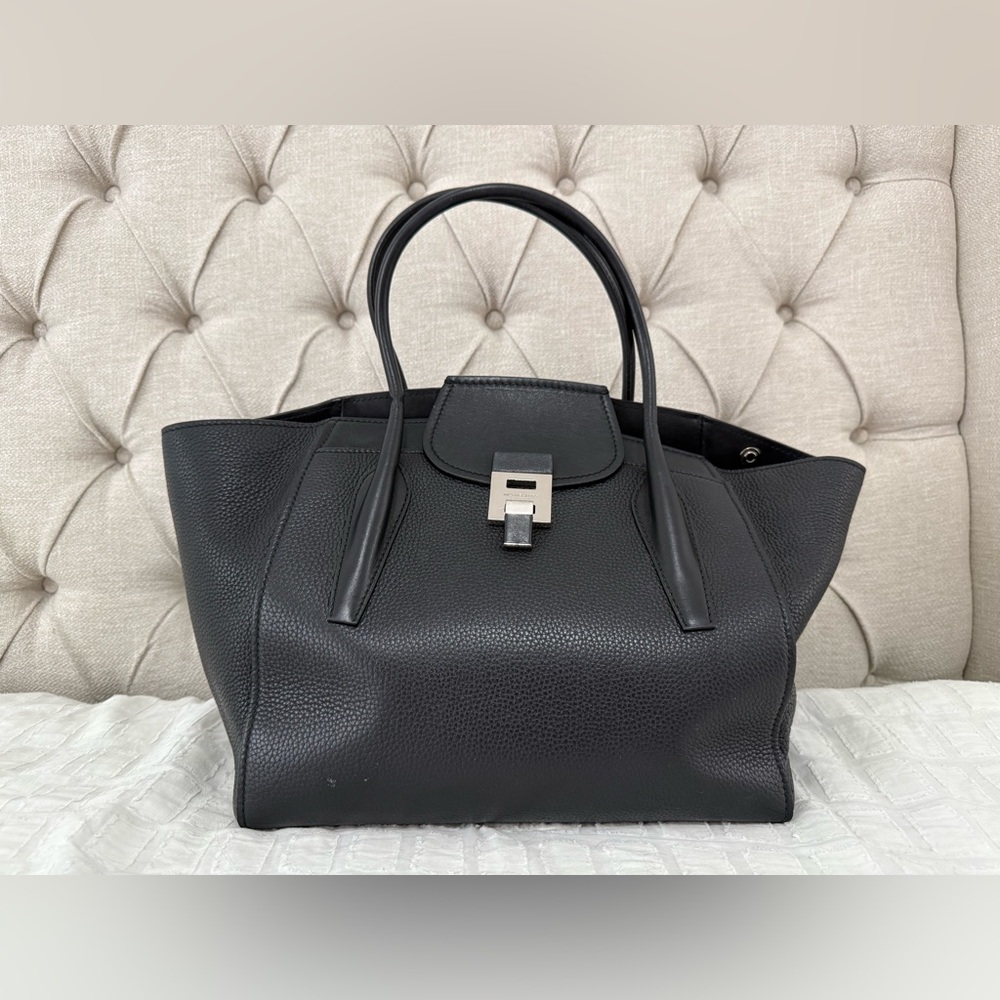 Michael kors Bancroft Collection Large leather handbag black